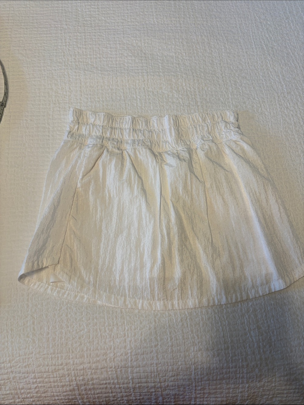 Athleta White Athletic Skirt with Shorts